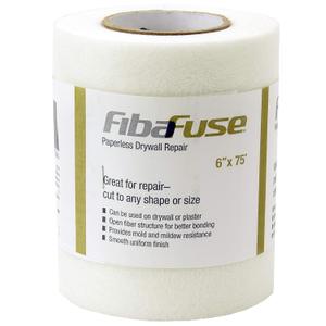 FibaFuse FDW9018-U 6" X 75' Paperless Drywall Repair, White