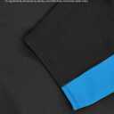 Hevto Wetsuits Men 2mm Neoprene Front Zip Shorty Wet Suit in Cold Water for Swimming Surfing Diving Snorkeling Paddle Boarding (M3-Blue, XL)