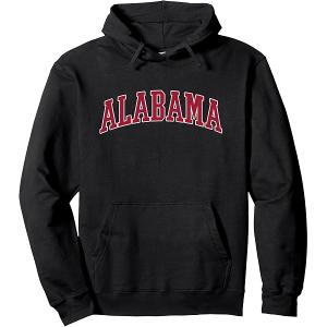 ALABAMA Throwback Design Classic Pullover Hoodie, Small