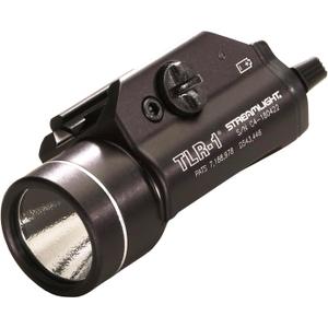 Streamlight 69110 TLR-1 300-Lumen 12,000-Candela Rail-Mounted Weapon Flashlight with Rail Locating Keys, Black