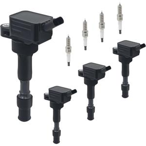 4 Pcs Ignition Coil Pack UF816 and Iridium Spark Plug Fits 2016-2022 Hyundai Elantra Kona Sonata, for Kia Forte Optima L4 2.0L, UF-816 GN10877 27300-2E601