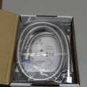 Vayzluiy Handheld Toilet Bidet Sprayer for Toilet-Adjustable Water Pressure Control with Bidet Hose for Feminine Wash, Stainless Steel Brushed Nickel Cloth Diaper for Baby Wash (Stainless Steel, 1)