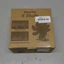 HIDALIFE Wood Stove Fan for Heater, Heat Powered Fireplace 6 Blades Fan with Bracket Compatible for Heater,Thermal Tent Heater Fan for Camping Propane Heater with Magnetic Thermometer