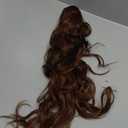 Claw Clip Ponytail Extension 18" Clip in Wavy Ponytail Hair Extensions Long Pony Tails for Women Extensions Light Auburn Wave Hairpiece