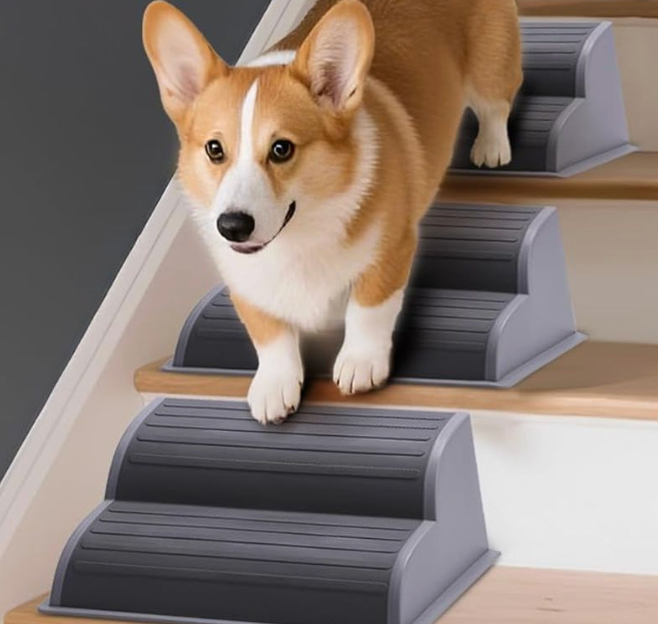3 Pack 2-Step Modular Dog Ramp