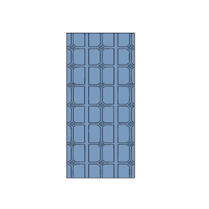 SDS for HD Designs Peshtemel Beach Towel - Geometric Blue 28"×58"