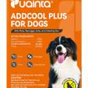PUAINTA Addcool Plus Flea and Tick Prevention for Large Dogs, Professional Topical Treatment, 3 Monthly Doses, Fast-Acting Waterproof Dog Flea Drops(45-88 lbs)