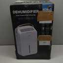 KNKA 2500 Sq.Ft Dehumidifiers for Home with Drain Hose Max 34 Pints, Dehumidifier for Basement, Bedroom, Bathroom, Large Room, Three Modes, Intelligent Humidity Control, Dry Clothes, 24HR Timer