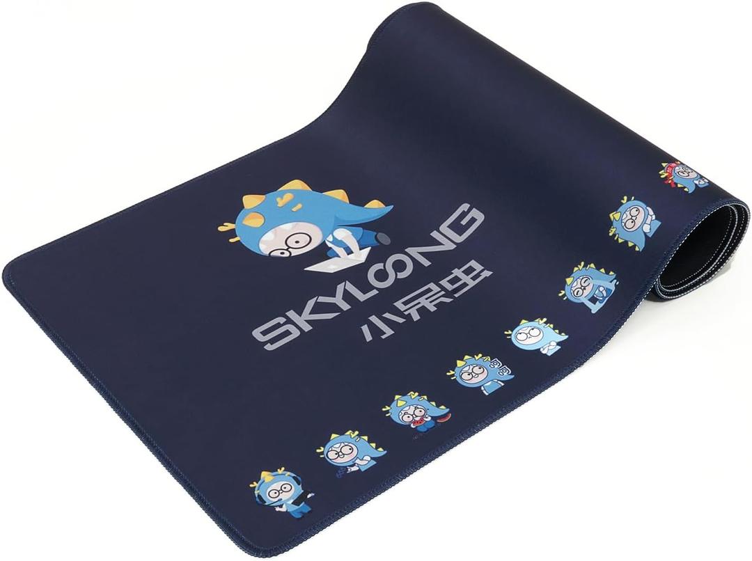 SKYLOONG Large Keyboard Pad - Table Mat with Anti-Slip Rubber Base, Easy Gliding, Spill-Resistant Surface, Durable Materials, Ultra-Thin Mouse Pad