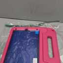 LTROP Kids Case for iPad 9th/ 8th/ 7th Generation (2021/2020/ 2019), iPad 10.2 Case with Built-in Screen Protector, Shockproof Handle Stand for iPad 9 8 7 Generation 10.2 Inch - Hot Pink