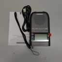 PRUNUS J-618 Portable Radio AM FM to Bluetooth Earphone, as Bluetooth Speaker, 2000mah Rechargeable Radio, Preset, TF Card Shuffle Play, Headphone Jack, Sleep Timer, Walkman Radios, Digital Radios (Pocket)