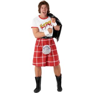 Morph Rowdy Roddy Piper Costume Men, Wwe Elite Roddy Piper Wwe Costume Adult Men, Wwe Wrestling Costumes For Adults (Large)