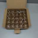 25 Pack G40 LED Replacement Bulbs,120V 0.5W,E12 Base,for Outdoor String Lights-Pink (Transparent Color)