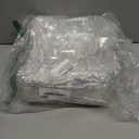 50 PCS Air Fryer Liners Disposable Aluminum Foil Liners 8" x 8" Square Airfryer Liners Non-stick Air Fryer Paper Oven Basket Food Grade Aluminum Foil Pans for Baking, Frying, Grilling, Roasting