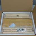 IBUYKE 2-Tier Side Table, Solid Wood Tall End Table with Storage Shelves, Nightstand Bedside Table for Living Room Bedroom Office, No-Tool Assembly, Natural UWST002N (11.42" x 15.35" x 20.86")