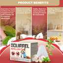 Squirrel Repellent, Natural Squirrel Deterrent for Plants, Attic & Bird Feeders, Safe for Kids & Pets, Helps Keep Squirrels Chipmunk Away from Yard & Garden 10 Balls