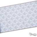 DOGNESS Rechargeable Pet Shock Mat, 59"x15" Safe Cat Repellent Mat Electronic Training Pads Keep Dogs and Cats Off Couch, Bed, Indoor Cat Deterrent Mat (Elegant Printing)