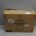 Favoyard Collapsible Wagon Carts Foldable 100L & 330LBS Portable Folding Wagons with All-Terrain Wheels & Brakes Heavy Duty Outdoor Utility Cart for Beach/Grocery/Camping/Shopping/Sports/Garden, Black (100L-Drink Holders)