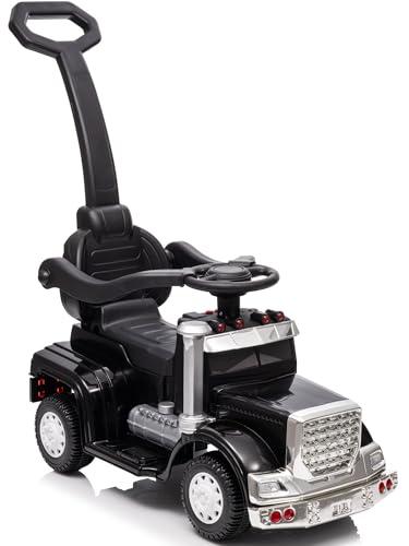 Outfunny 3-in-1 Ride on Push Car for Toddler 1-3 Years with Handle & Music