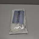 DriftAway Double Layer Linen Blackout Tie Up Curtains Thermal Insulated Fully Lined Balloon Roman Shade Bathroom Window Adjustable Rod Pocket for Small Window 31 Inch by 47 Inch Ivory Cream