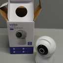 Veise 2K Indoor Security Camera 2.4GHz, 360 Pan/Tilt Pet Camera with Motion Tracking, Baby Monitor, 2-Way Audio, Night Vision, Cloud/SD Storage, Compatible with Voice Assistant, White