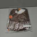 QJQ Men's Graphic Tees Short Sleeve Crewneck Oversized T Shirts Y2k Streetwear Summer Casual Tops (Brown, L)