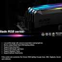 OLOy DDR4 RAM 16GB (2x8GB) Aluminum Blade RGB 3600 MHz CL16 1.35V B-die 288-Pin Desktop Gaming UDIMM (MD4U0836163BRADA)