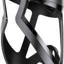 Lamicall Bike Water Bottle Holder - 1.2 Oz Ultralight & Sturdy Bike Cup Holder, Bicycle Drink Cage, Cycling Bike Water Bottle Cage with Screw Tool, for 2.75-3.94" Diameter Bottles (Black)