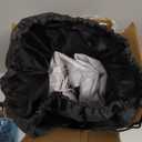 Abdtech Inflatable Toddler Airplane Bed: Safe & Soft - Portable Kids Travel Bed with Airplane Seat Extender for Kids - Blow up Mattress with Manual Pump,Seat Belt and Travel Bag (37Inch, Grey) (Large)