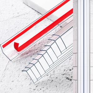 10 Pcs Wall Corner Protector, Clear Self-Adhesive Corner Protectors for Walls for Baby, Furniture, Door, Tables, Cover Sharp Furniture, Easy to Install (59.06'' x 1.18'')