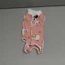 Coppthinktu Cat Recovery Suit Female, Breathable Cat Onesie After Surgery Female for Abdominal Wounds or Skin Diseases, Surgery Recovery Suit Kitten Surgical Onesie After Spay Wear Anti Licking (Small, Alpaca)