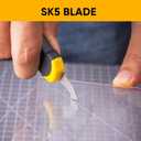 STEELITE Plexiglass Cutter Acrylic Cutting Knife and 13 Pcs Blade Set, Easy to Use Multi-Use Cutter with Cutting Blade