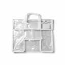 Clear PVC Storage Bag 17.7×14.9×5.1 Inch