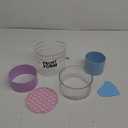 Frost Form Acrylic Starter Kit (6 inch) 6-Piece Set | Professional-Quality 5 Inches Tall| Food-Grade Plastic | Perfectly Straight Cakes | Beginners and Pros | Cake Decorating Kit