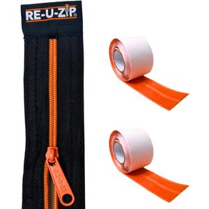 RE-U-ZIP Reusable Dust Barrier Zipper, Fail-Safe, Replaceable & Lockable, Cost-Effective for Single or Repeated Use, Starter KIT