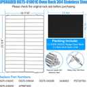 UPGRADE DG75-01001C DG75-01001D Oven Rack Compatible with Samsung Oven Rack