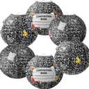 6 Pcs Composition Notebook Paper Lanterns Classroom Decor, Black Colored, 10 Inch