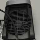 Small Portable Space Heater for Indoor Use - VOCRS 1500W PTC Electric Heater with Thermostat, Remote Control, 12H Timer, Eco and Fan Mode, Rapid and Safe Heating for Bedroom, Office