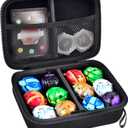 Case Compatible with Bakugan for Baku Gear Pack, Toys Organizer Storage for Bakucores Cards and Ultra Collectible Action Figures, Toy Container Holder for Bakugon Dragonoid Figure (Box Only) Black