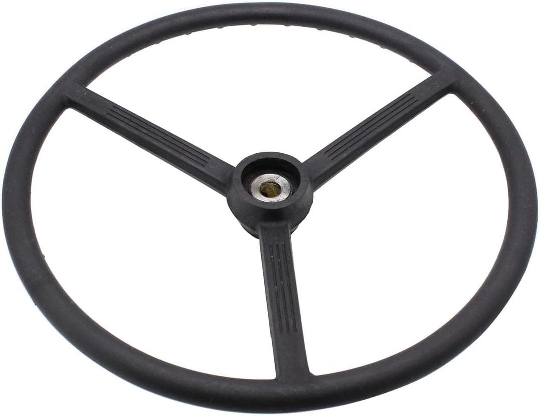 1 PC SHLPDFM Black Steering Wheel 1104-4900 D6NN3600B 81803180, 81844797, 82016841, 83909785 Fits for Ford New Holland Tractor 2000 3000 4000 5000 6000 7000