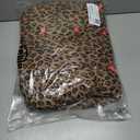 Amazon Essentials Girls and Toddlers' Long Heavyweight Hooded Puffer Jacket (Large, Camel Cheetah Print)