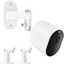 2Pack Adjustable Mount for Arlo Essential 2K Indoor/Outdoor(2nd Generation), for Arlo Pro 5S/Pro 4/Pro 3/Pro 2/Pro/Arlo Ultra2/Ultra/Arlo Essential Spotlight Camera, No-Drill Security Wall Mount (White)