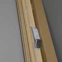 LazBlinds No Tools No Drill Cordless Bamboo Roman Shades, Privacy Window Treatment, Roll Up Bamboo Blinds for Windows 35'' W x 64'' H, Natural