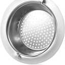 Drains Strainers 4 Pack Upgrade Kitchen Sink Strainer with Handle, Premium Stainless Steel Sink Garbage Disposal Stopper Mesh Basket, Stainless Steel Kitchen Sink Basket Strainer 4.33"