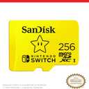 SanDisk 256GB microSDXC-Card, Licensed for Nintendo-Switch - SDSQXAO-256G-GNCZN