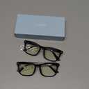 livho High Tech Blue Light Glasses - Advanced Blue Light Blocking Computer Glasses - Screen Fatigue & UV Protection, B11 Light Black X 2