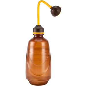 Watering Can for Seedlings, Tiny Watering Bottle for Small Desk Plants Andsucculent Plants 0.45L (Brown)