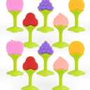 Teething Toys for Babies, 5 Pack Silicone Baby Teethers, Frozen Baby Teething Toys, Fruit Shape, BPA-Free, Natural Organic Soft & Textured