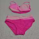 WIQI Girls Swimsuit Bikini Set 2 Piece Bathing Suits Color Block Criss Cross Swimwear Size 11-12Y