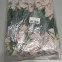 Artificial Fall Flowers for Outdoors,20 Bundles Outdoor Fake Plants UV Resistant Faux Silk Flowers for Autumn Outside Planters, Window Box Pot(White)